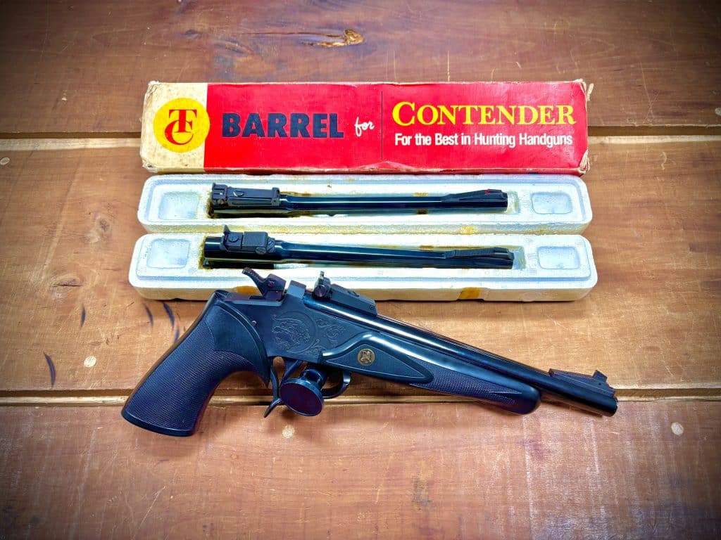 Thompson Contender G1 with Three barrels