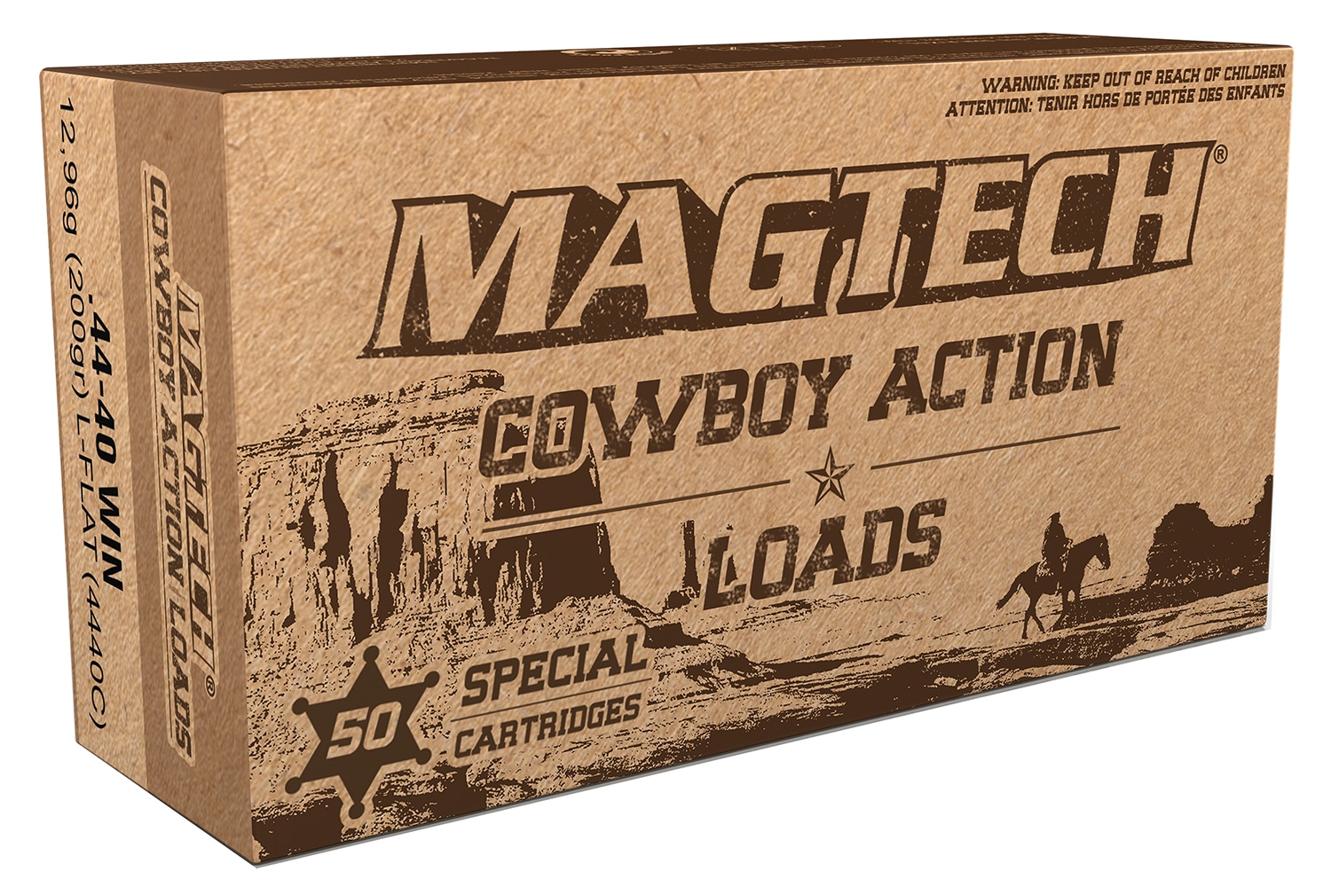 Cowboy Action 44-40 Win 200gr Lead Flat Nose 50 Per Box