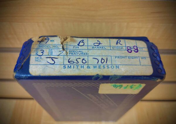 SMITH & WESSON MODEL 49 WITH ORIGINAL BOX - Image 5