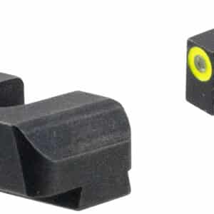 AmeriGlo GL5301 i-Dot Sight Set for Glock Green Tritium LumiGreen Outline Front Sight-Green Tritium Rear Sight