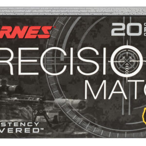 Barnes Bullets 30814 Precision Match 6mmCreedmoor 112gr Open Tip Match Boat Tail 20 Per Box/10 Case