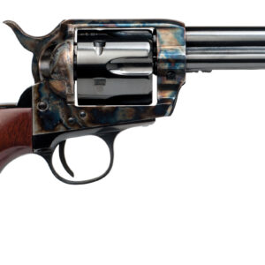 Cimarron PP400 Frontier Pre-War 1896-1940 38 Special 357 Mag 6 Shot, 4.75" Blued Steel Barrel, Blued Cylinder, Color Case Hardened Steel Frame, Walnut Grip, Exposed Hammer