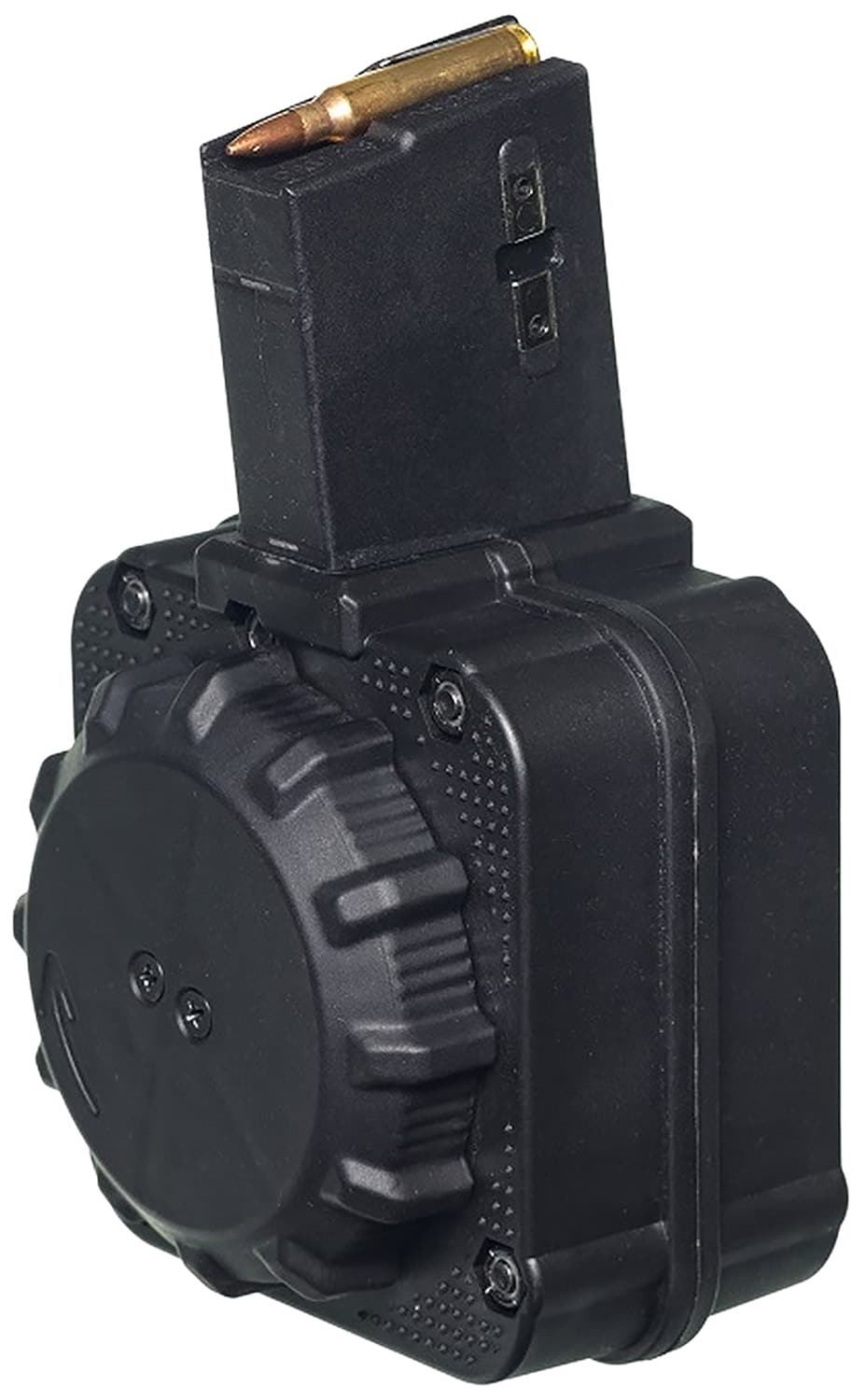 ProMag DRMA8 Standard 65rd Drum 5.56x45mm Fits AR-15 Black DuPont Zytel Polymer