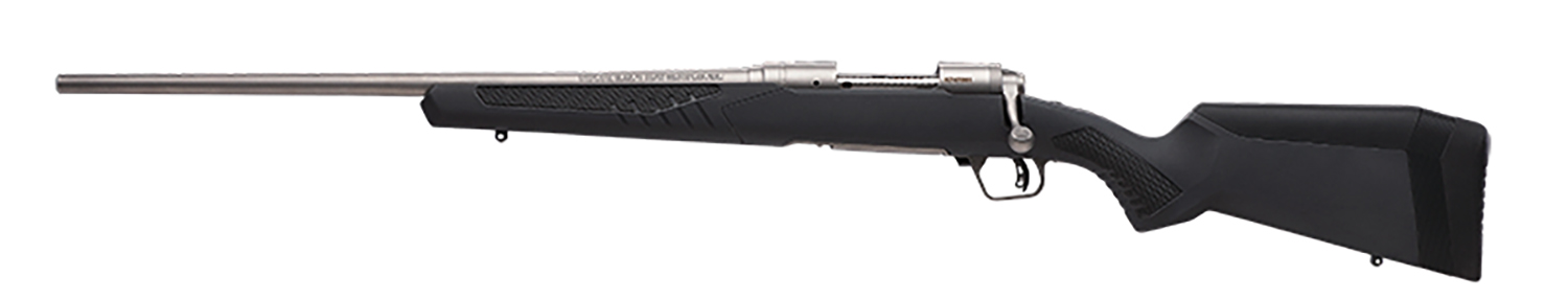 Savage Arms 57170 110 Storm Full Size 6.5 Creedmoor 4+1 22" Matte Button-Rifled Barrel, Matte Drilled & Tapped Stainless Steel Receiver, Adj AccuStock Matte Gray Synthetic Stock, Left Hand