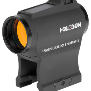 Holosun HS503CU 503 Black Anodized 1 x 20 mm 2 MOA Red Dot/65 MOA Circle Multi Reticle