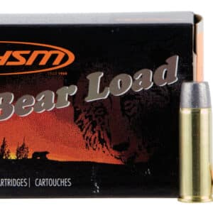 HSM 44M15N20 Bear Load 44 Rem Mag 305 gr Wide Flat Nose 20 Per Box/ 20 Case