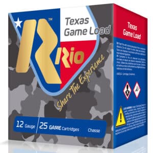 RIO AMMUNITION TG3675TX Top Game Texas Game Load Standard Velocity 12 Gauge 2.75" 1-1/4 oz 7.5 Shot 25 Bx/ 10 Cs