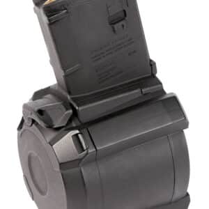 Magpul MAG576BLK PMAG GEN M3 60rd Drum 223 Rem/5.56x45mm NATO Fits AR-15/M16/M4 Black Polymer