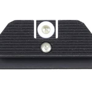 Night Fision GLK001015WGZ Student Of The Gun Accur8 For Glock Green Tritium White Outline Front Sight-Green Tritium Black Ring Rear Sight Glock 17/17L/19