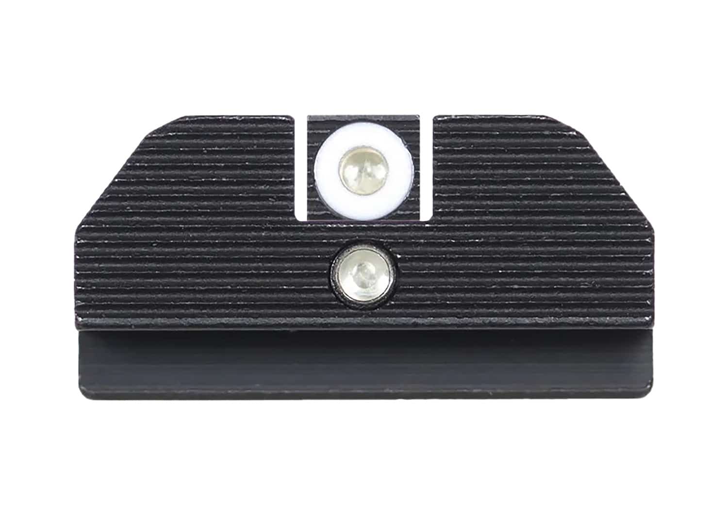 Night Fision GLK001015WGZ Student Of The Gun Accur8 For Glock Green Tritium White Outline Front Sight-Green Tritium Black Ring Rear Sight Glock 17/17L/19