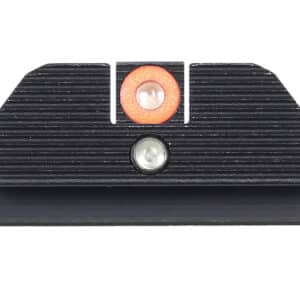 Night Fision GLK001015OGZ Student Of The Gun Accur8 For Glock Green Tritium Orange Outline Front Sight-Green Tritium Black Outline Rear Sight Glock 17/17L/19