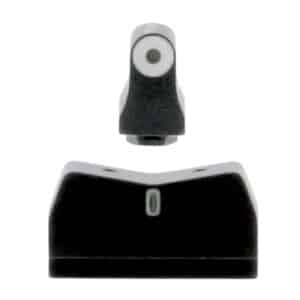 XS Sights GL0004S5 DXT Big Dot Night Sights fits Glock  Black | Green Tritium White Outline Front Sight Green Tritium White Outline Bar Rear Sight