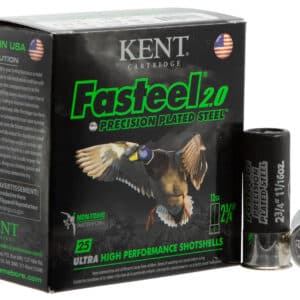 Kent Cartridge K122FS30BB Fasteel 2.0 12 Gauge 2.75" 1 1/16 oz BB Shot 25 Per Box/ 10 Case