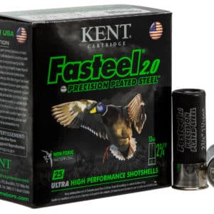 Kent Cartridge K122FS304 Fasteel 2.0 12 Gauge 2.75" 1 1/16 oz 4 Shot 25 Per Box/ 10 Case