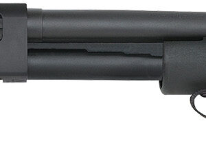 Mossberg 50639 590 Shockwave 12 Gauge Pump 3" 6+1 18.50" Matte Blued Heavy-Walled Barrel, Drilled & Tapped Matte Blued Stainless Steel Receiver, Black Raptor Birdshead Grip