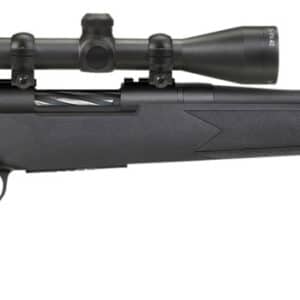Mossberg 28027 Patriot Super Bantam 6.5 Creedmoor Caliber with 5+1 Capacity, 20" Fluted Barrel, Blued Metal Finish & Black Synthetic Stock Right Hand (Youth) Includes 3-9x40mm Scope