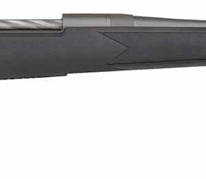 Mossberg 28073 Patriot Full Size 375 Ruger 3+1 22" Stainless Cerakote Barrel, Drilled & Tapped Stainless Cerakote Receiver, Black Fixed Synthetic Stock, Right Hand