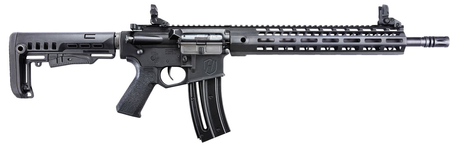 Hammerli Arms 5760500 Tac R1 22 LR 20+1 16.10" Threaded Barrel w/Removeable Flash Hider, Aluminum Upper & Lower Receivers, 13" M-Lok Handguard, 5 Position Stock Includes 1 Magazine