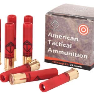 ATI ATIAC410R Shotshell  410Gauge 2.50" 1/2oz Slug Shot 25 Per Box/10 Case