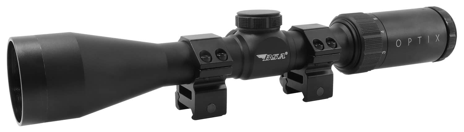 BSA HS39X40TB OPTIX Black Matte 3-9x 40mm 1" Tube BDC-8 Reticle