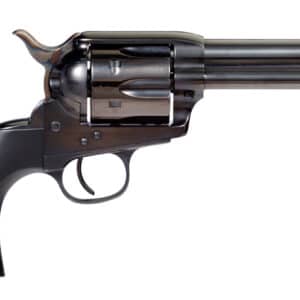Taylors & Company 555161 Devil Anse 45 Colt (LC) Caliber with 4.75" Blued Finish Barrel, 6rd Capacity Blued Finish Cylinder, Color Case Hardened Finish Steel Frame & Matte Black Wood Grip