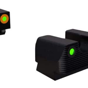 Rival Arms RA2A231G Night Sights for G42/G43/G48  Green Tritium Orange Outline Front Sight-Green Tritium Black Outline Rear Sight