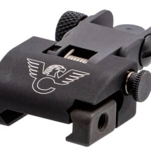 Wilson Combat TRQDSR Rear Sight Black Flip-Up for AR-15