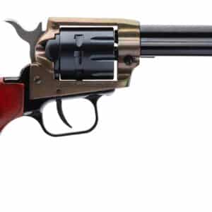 Heritage Mfg RR22999CH4 Rough Rider  22 LR 9 Shot 4.75" Black Barrel, Black Cylinder, Simulated Case Hardened Zamak, Frame Cocobolo Grips