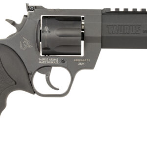 Taurus 2357051RH Raging Hunter 357 Mag 7rd 5.12" Matte Black Oxide Steel Black Rubber with Integrated Red Cushion Insert Grip