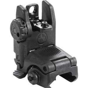 Magpul MAG248-BLK MBUS Sight Rear  Black Folding for AR-15/M16