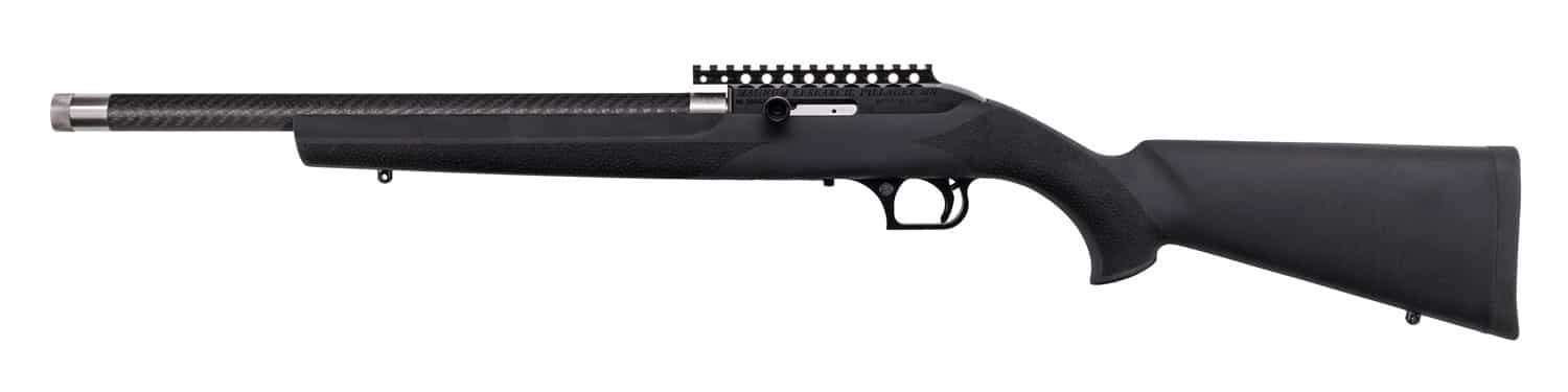 Magnum Research SSH22GT Magnum Lite SwitchBolt 22 LR 10+1 16.50" Black Carbon Fiber Threaded Barrel, Black w/Integral Scope Base Receiver, Black Fixed Hogue OverMolded Stock, Right Hand