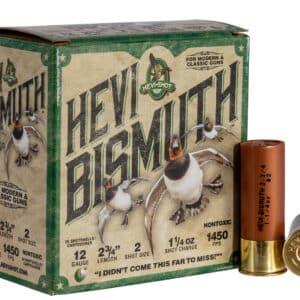 HEVI-Shot HS14702 HEVI-Bismuth  12Gauge 2.75" 1 1/4oz Bismuth 2Shot 25 Per Box/10 Case