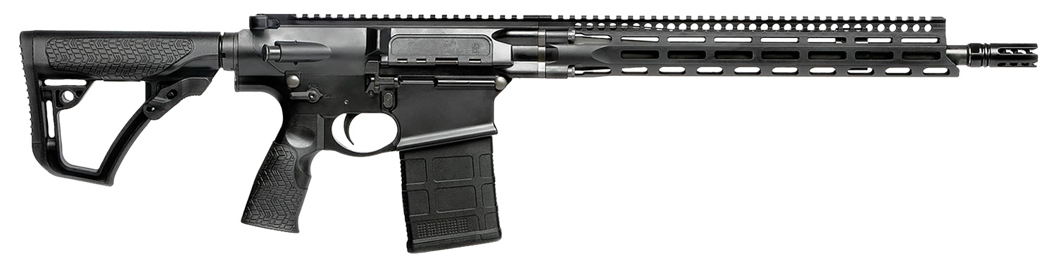 Daniel Defense 0215707258055 DD5 V3 *CA Compliant 7.62x51mm NATO 16" 10+1 Black Hard Coat Anodized Black Phosphate 6 Position w/SoftTouch Overmolding Stock Black Polymer Grip
