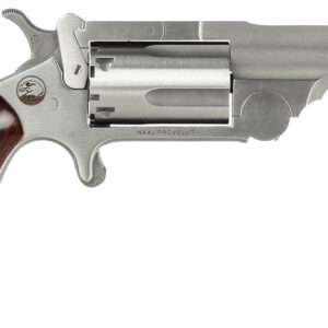 North American Arms 22MR250 Ranger II 22 WMR 5 Shot 2.50" Stainless Steel Barrel, Stainless Steel Frame, Stainless Cylinder, Wood Boot Grip, Exposed Hammer
