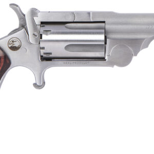 North American Arms 22MCR250 Ranger II 22 LR/22 WMR 5 Shot 2.50" Stainless Steel Barrel, Stainless Steel Frame, Stainless Cylinder, Rosewood Boot Grip, Exposed Hammer