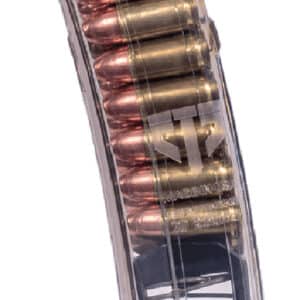 ETS Group HKMP520 Rifle Mags 20rd 9mm Luger for H&K MP5/SP5K/MP5K/94/SP89 Clear Detachable