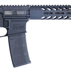 HM Defense HM15FMB556L Defender M5L 5.56x45mm NATO Caliber with 16" Barrel, 30+1 Capacity, Black Hard Coat Anodized Metal Finish, Black Mil-Spec HM Stock & Enhanced Polymer Grip Right Hand