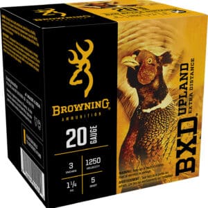 Browning Ammo B193512035 BXD Upland 20Gauge 3" 1 1/4oz 5Shot 25 Per Box/10 Case