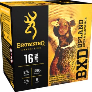 Browning Ammo B193511626 BXD Upland 16Gauge 2.75" 1 1/8oz 6Shot 25 Per Box/10 Case