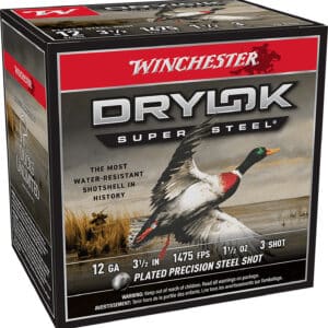 Winchester Ammo SSH12LH3 Drylok Super Steel High Velocity 12Gauge 3.50" 1 1/2oz 3Shot 25 Per Box/10 Case