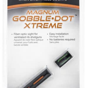 Truglo TG941XA Magnum Gobble-Dot Xtreme Universal Shotgun Fiber Optic Red/Green .25" Rib