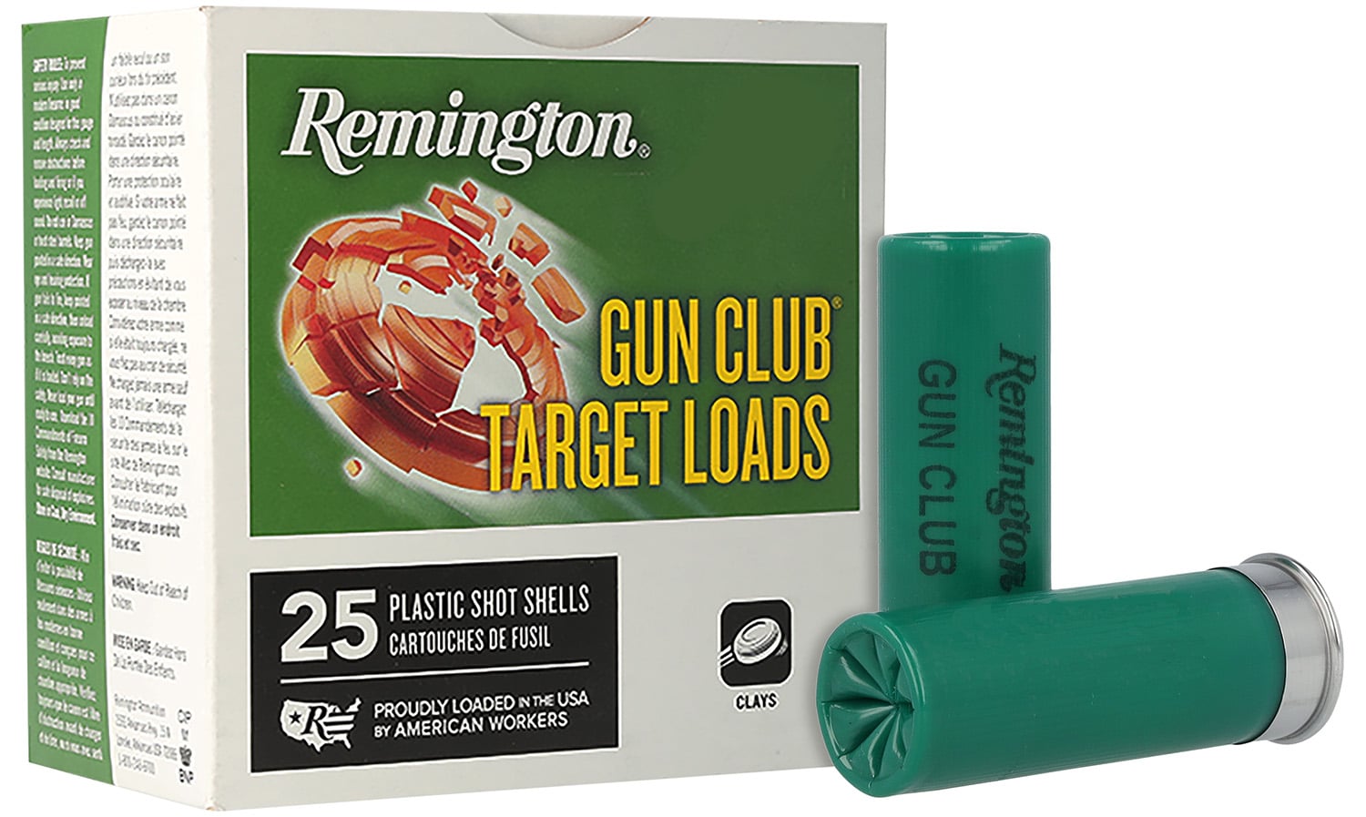Remington Ammunition 20234 Gun Club 12Gauge 2.75" 1 1/8oz 8Shot 25 Per Box/10 Casse