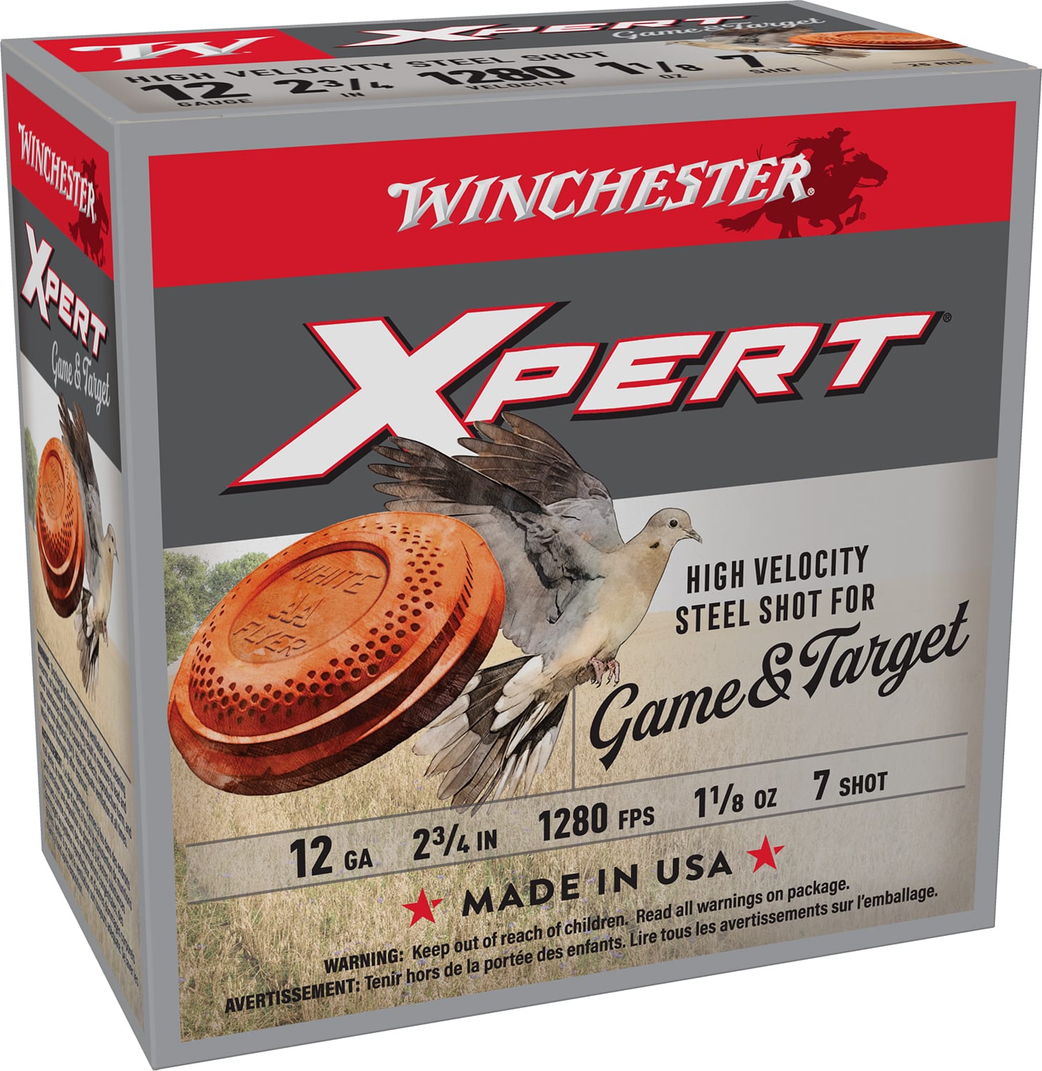 Winchester Ammo WE12GTH7 Super X Xpert High Velocity 12Gauge 2.75" 1 1/8oz 7Shot 25 Per Box/10 Case