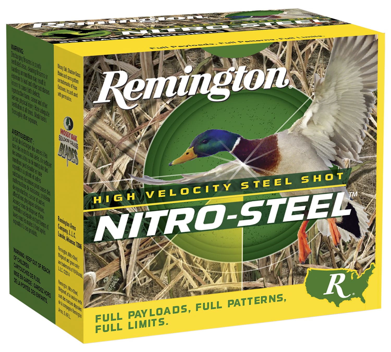 Remington Ammunition 20800 Nitro-Steel High Velocity 12Gauge 3" 1 1/4oz 3Shot 25 Per Box/10 Case