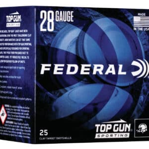 Federal TGS28218 Top Gun  28Gauge 2.75" 3/4oz 8Shot 25 Per Box/10 Case