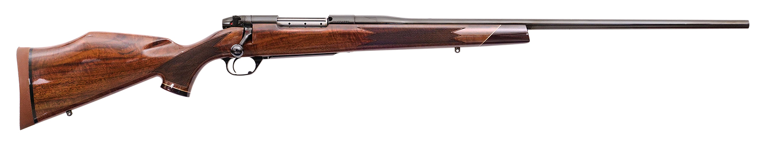 Weatherby MDX01N333WR8B Mark V Deluxe Full Size 338-378 Wthby Mag 2+1 26" High Gloss Blued Fluted Threaded Barrel, Blued Steel Drilled & Tapped Receiver, Gloss Walnut Monte Carlo Stock, Right Hand