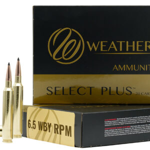 Weatherby B65RPM127LRX Select Plus 6.5WBYRPM 127gr Barnes LRX Lead Free 20 Per Box/10 Case