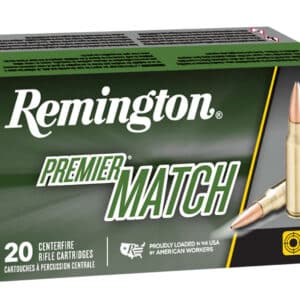 Remington Ammunition 27673 Premier Match 6.5PRC 140gr Berger Open Tip Match 20 Per Box/10 Case