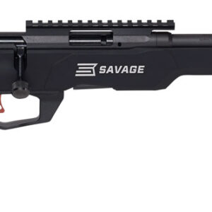 Savage Arms 70248 B22 Precision Full Size Bolt Action 22 LR 10+1 18" Barrel, Matte Black Metal Finish & Adjustable MDT ACC Aluminum Chassis Matte Black Stock