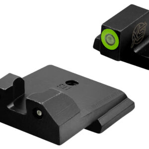 XS Sights SWR033S6G R3D Night Sights- Smith & Wesson  Black | Green Tritium Green  Outline Front Sight Green Tritium  Rear Sight